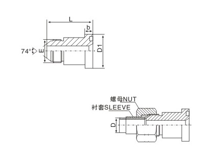 四通正中間氣動(dòng)快速接頭的安裝方式